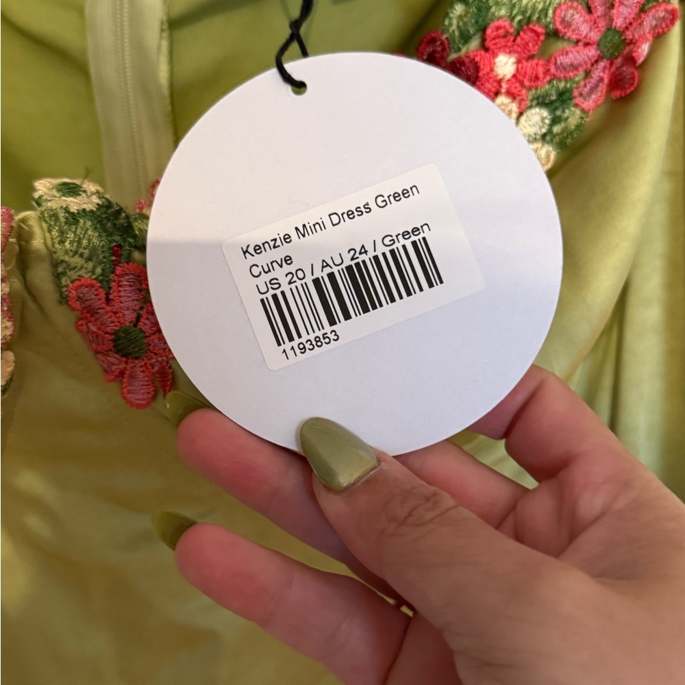 Princess Polly Green Floral Mini Dress - Picture 3 of 4